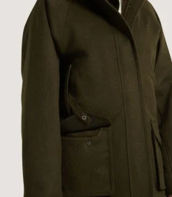 Women'S Loden Raglan Field Coat-Purdey Discount