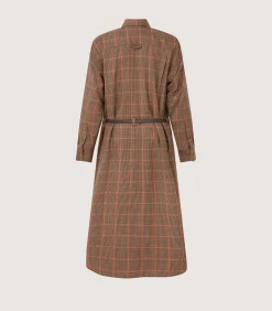 Women'S Merino Country Check Shirt Dress-Purdey