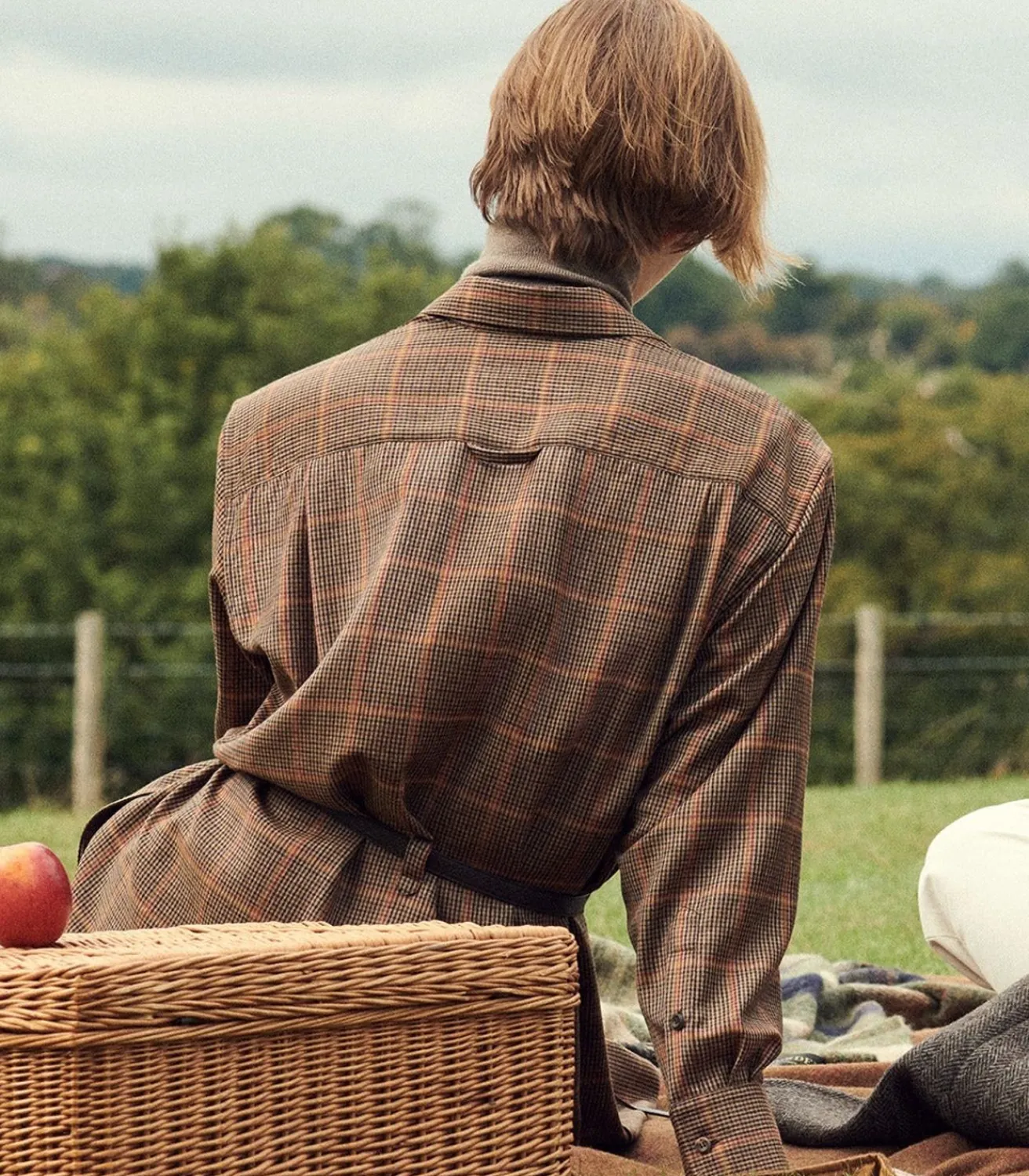 Women'S Merino Country Check Shirt Dress-Purdey