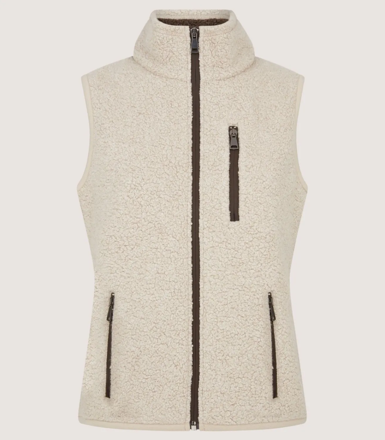 Women'S Merino Lux Fleece Gilet-Purdey New
