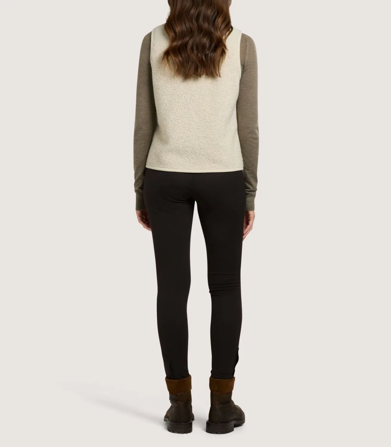 Women'S Merino Lux Fleece Gilet-Purdey New