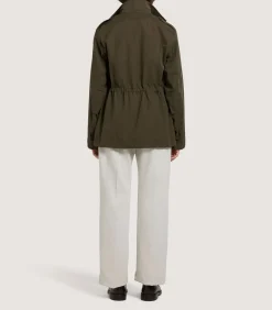 Women'S Olive Field Jacket-Purdey Clearance
