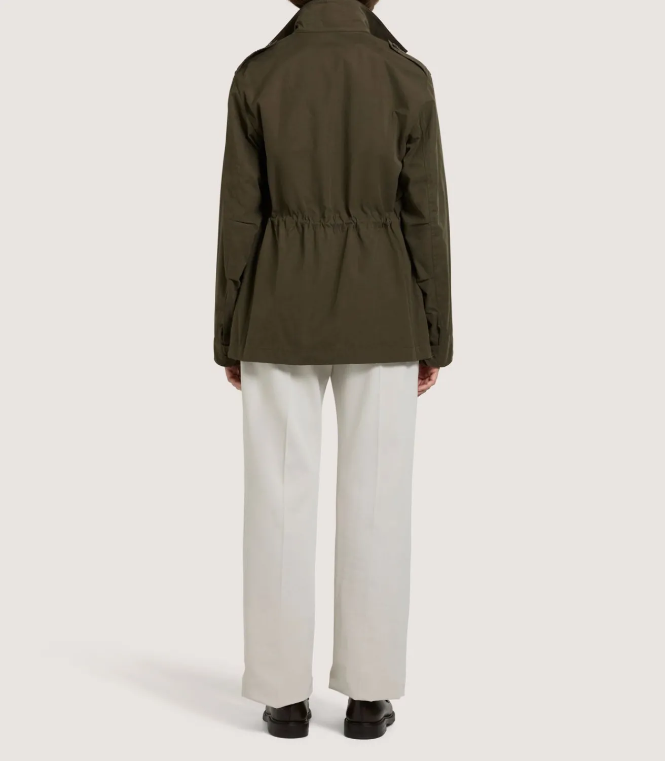 Women'S Olive Field Jacket-Purdey Clearance
