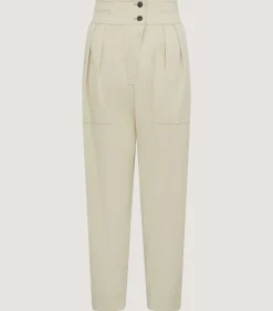 Women'S Organic Twill Paddock Trousers In Travertine-Purdey Discount