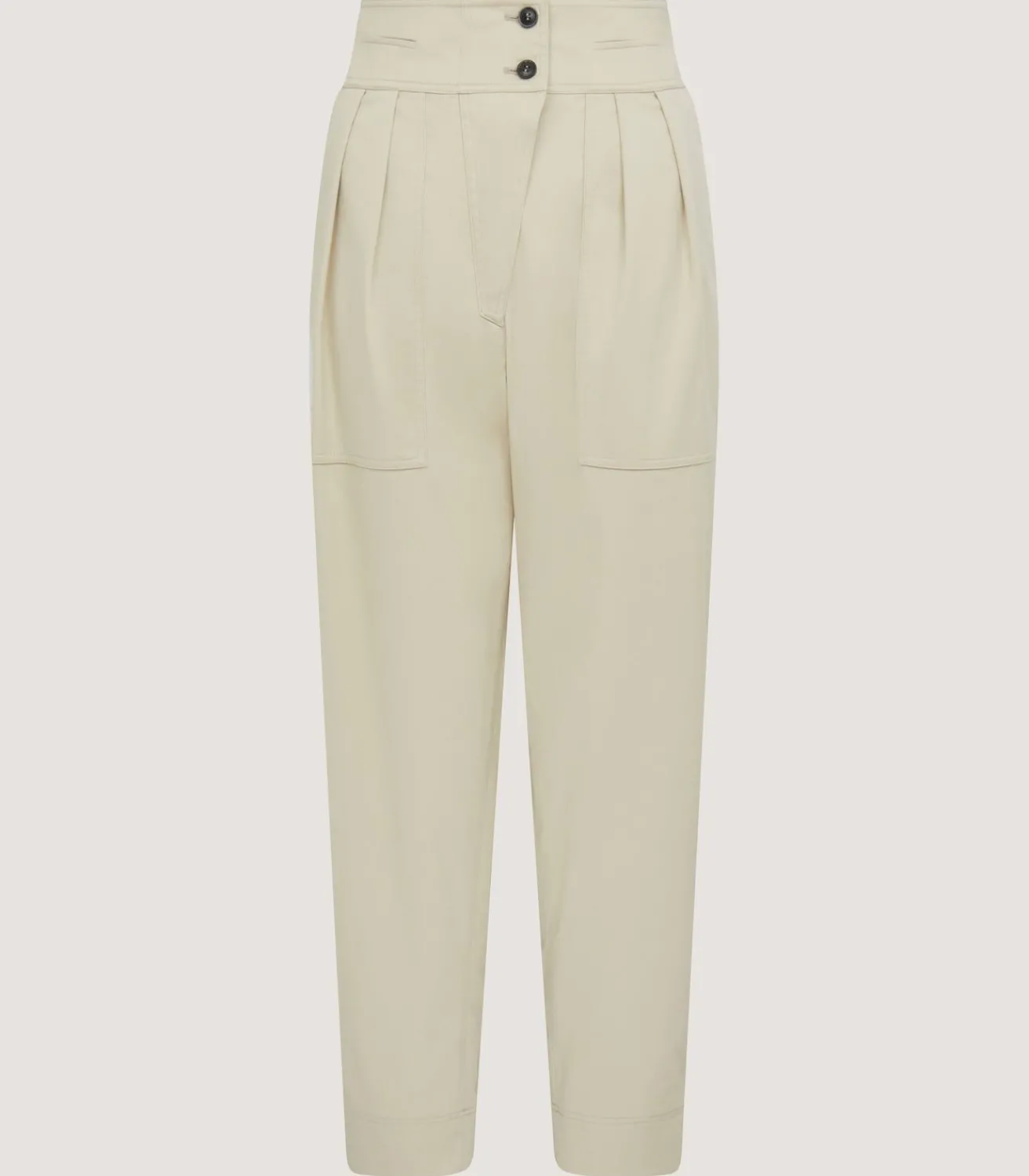 Women'S Organic Twill Paddock Trousers In Travertine-Purdey Discount