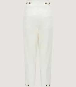 Women'S Organic Twill Paddock Trousers In Ivory-Purdey Clearance