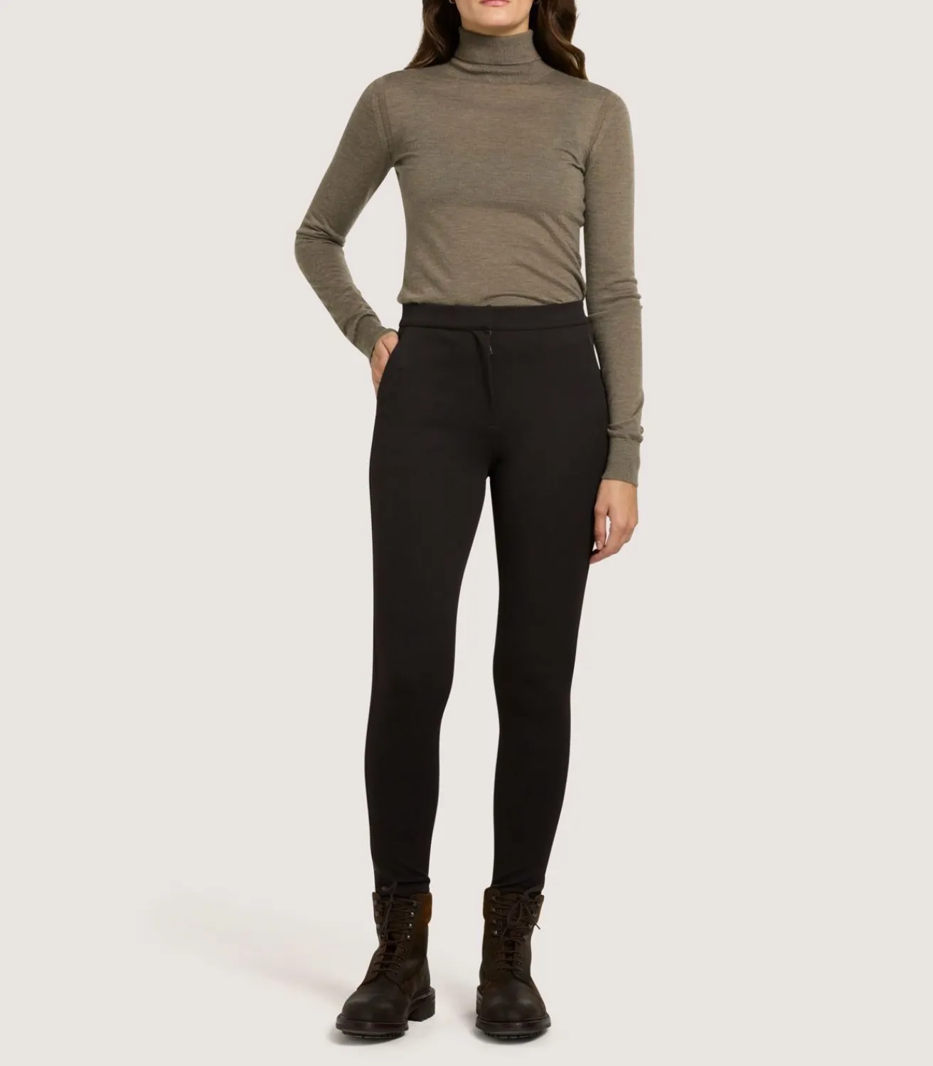 Women'S Performance Twill Trouser In Chocolate-Purdey
