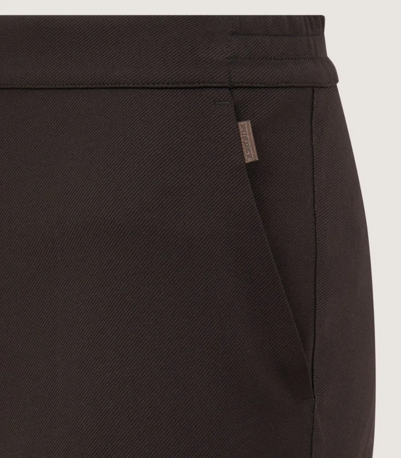 Women'S Performance Twill Trouser In Chocolate-Purdey
