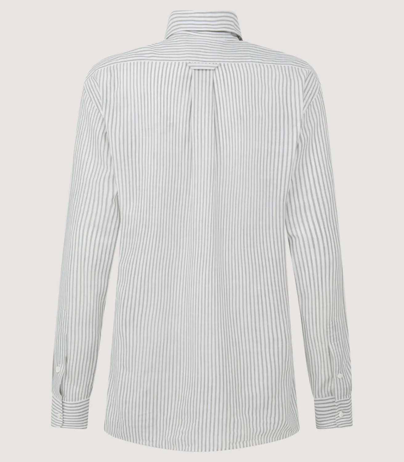 Women'S Sage Cotton Linen Button Down Shirt-Purdey New