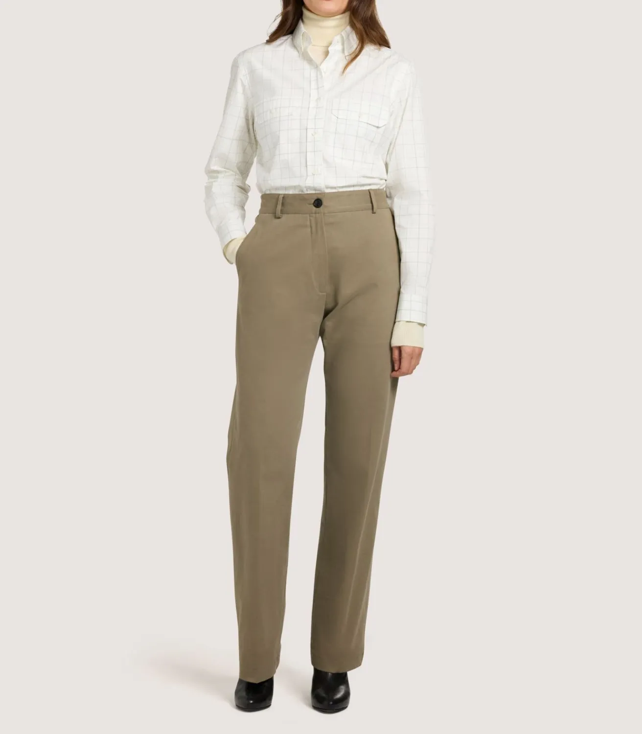 Women'S Sage Double Pocket Shirt-Purdey New