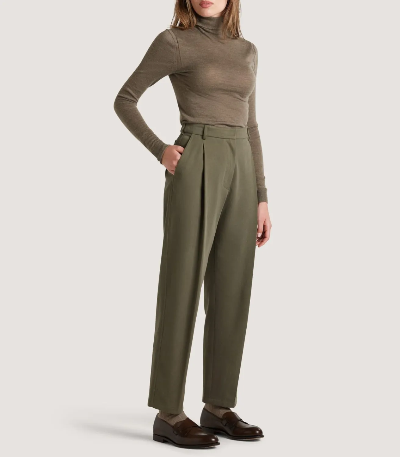 Women'S Single Pleat Trouser-Purdey Online