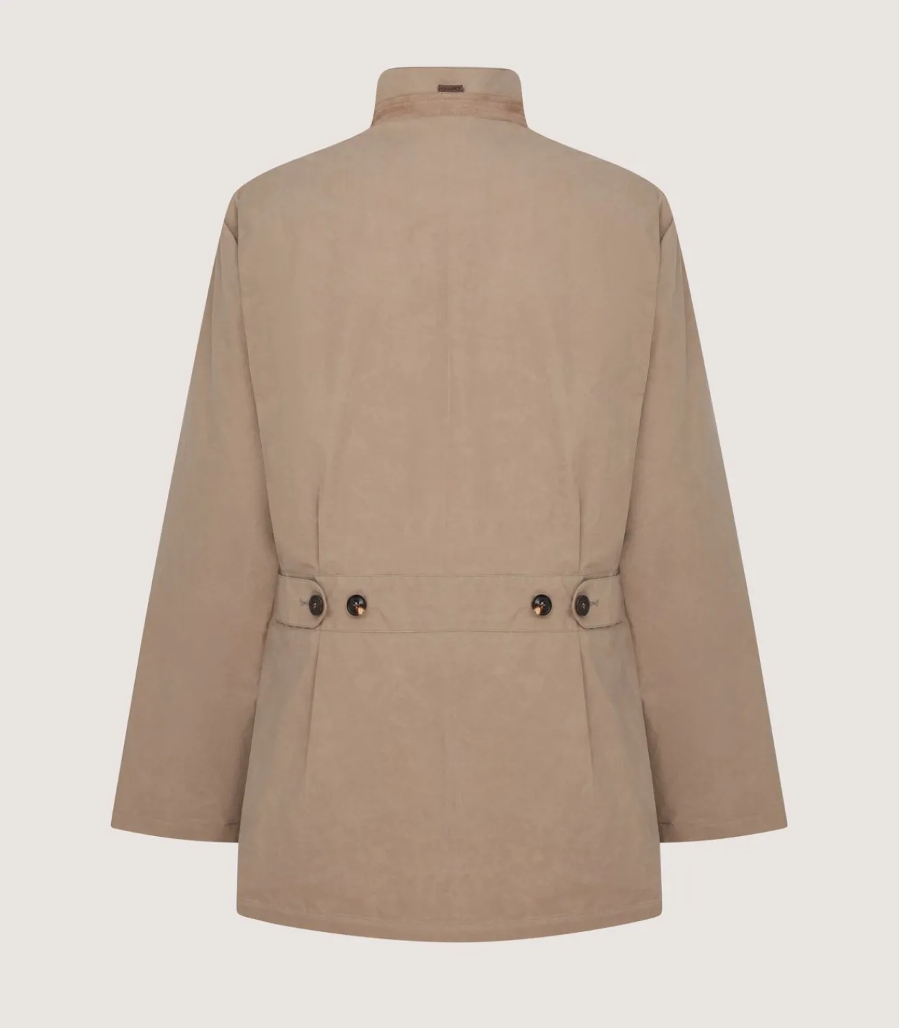 Women'S Summer Dry Wax Field Coat In Taupe-Purdey Hot
