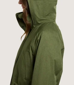 Women'S Technical Lancashire Field Coat In Moss Green-Purdey Outlet