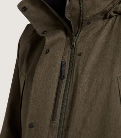 Women'S Technical Lancashire Field Coat In Drab-Purdey Discount