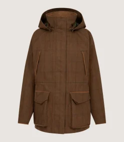 Women'S Technical Tweed Lancashire Field Coat-Purdey Hot
