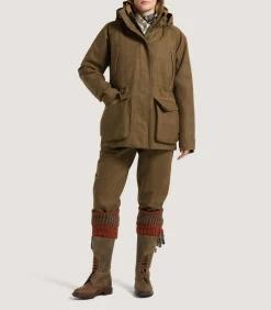 Women'S Technical Tweed Lancashire Field Coat-Purdey Hot