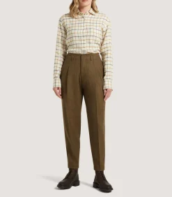 Women'S Technical Tweed Two Pleat Sporting Trouser In Lomond-Purdey New