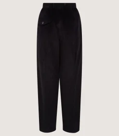 Women'S Triple Pleat Trouser In Black-Purdey