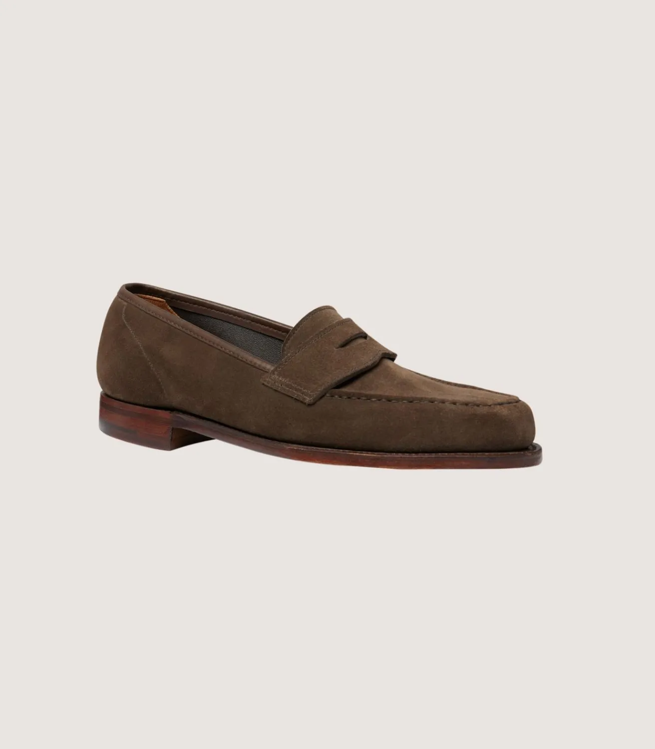 Women'S Unlined Suede Penny Loafers With Superflex Leather Sole-Purdey Sale