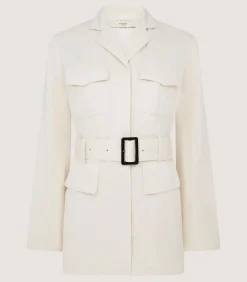 Women'S Wilton Jacket In Ivory-Purdey Outlet